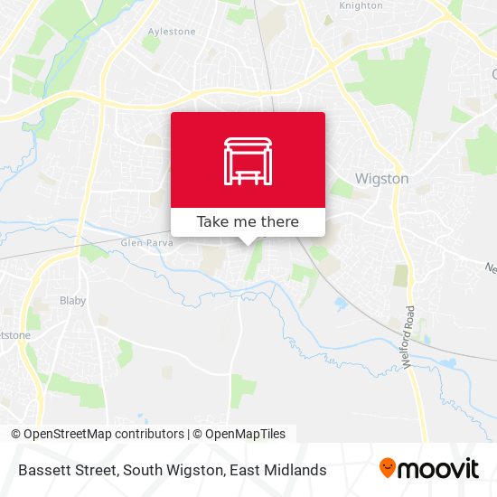 Bassett Street, South Wigston map