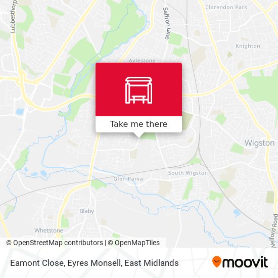 Eamont Close, Eyres Monsell map