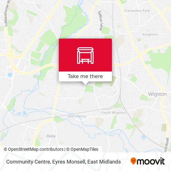 Community Centre, Eyres Monsell map