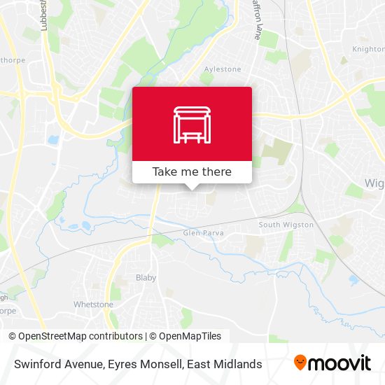 Swinford Avenue, Eyres Monsell map