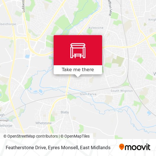Featherstone Drive, Eyres Monsell map