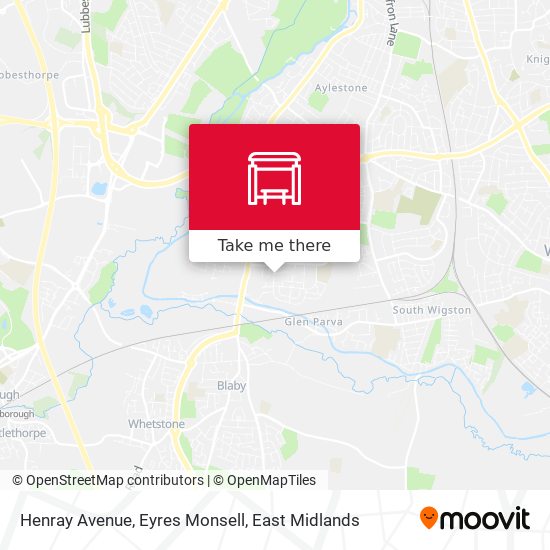 Henray Avenue, Eyres Monsell map
