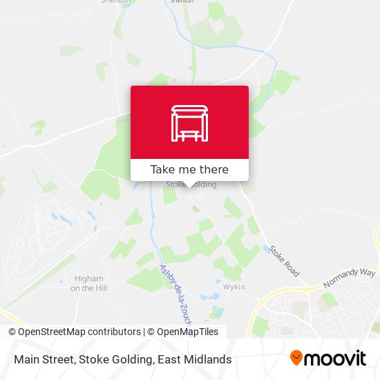 Main Street, Stoke Golding map
