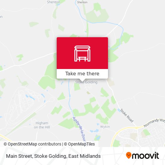 Main Street, Stoke Golding map