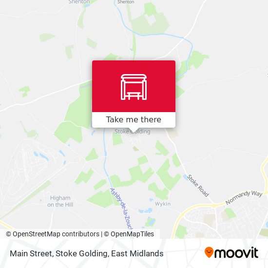 Main Street, Stoke Golding map