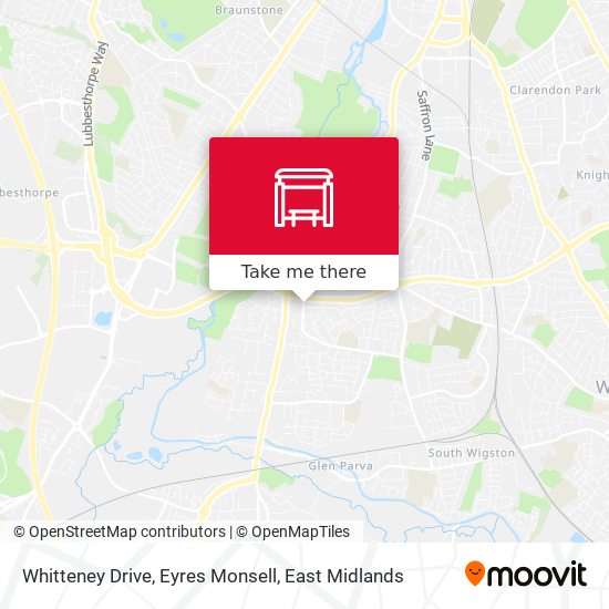 Whitteney Drive, Eyres Monsell map
