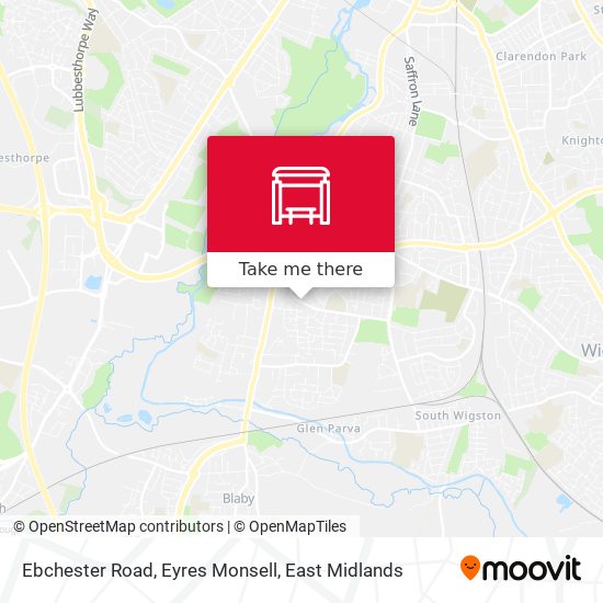 Ebchester Road, Eyres Monsell map