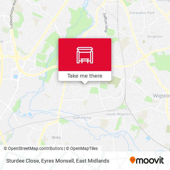 Sturdee Close, Eyres Monsell map