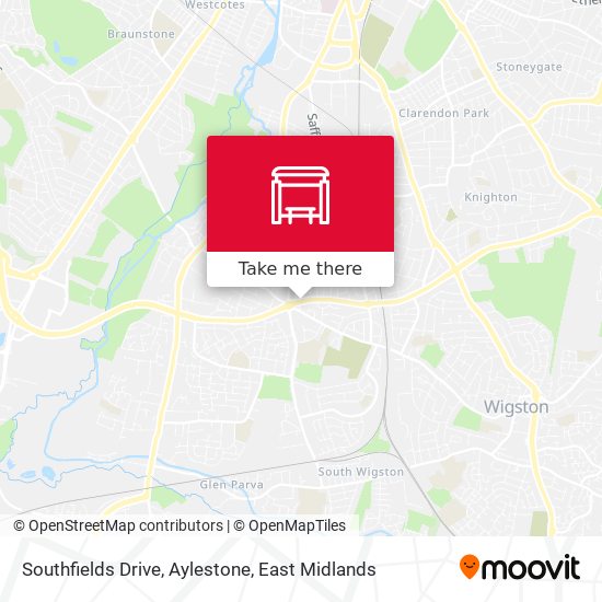 Southfields Drive, Aylestone map