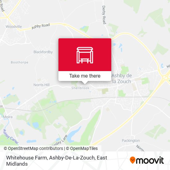 Whitehouse Farm, Ashby-De-La-Zouch map