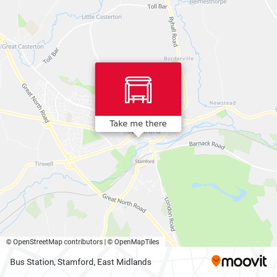 Bus Station, Stamford map