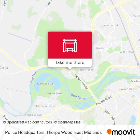 Police Headquarters, Thorpe Wood map