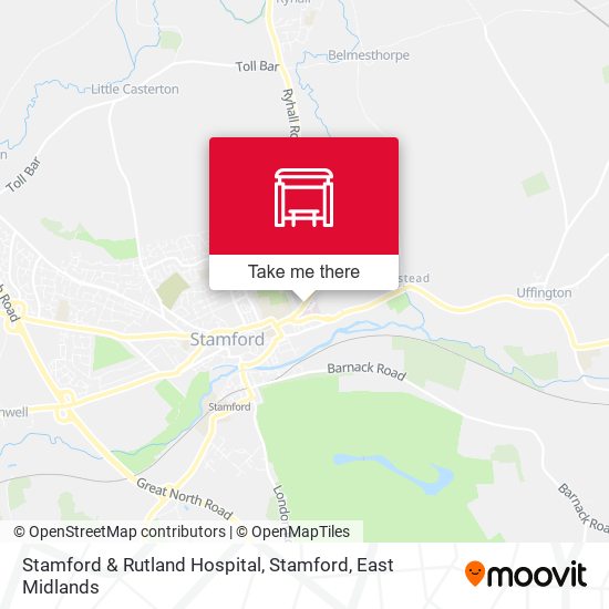 Stamford & Rutland Hospital, Stamford map