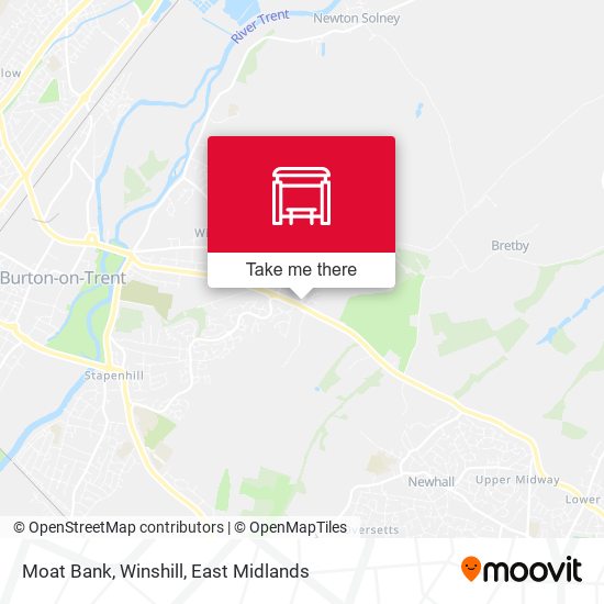 Moat Bank, Winshill map