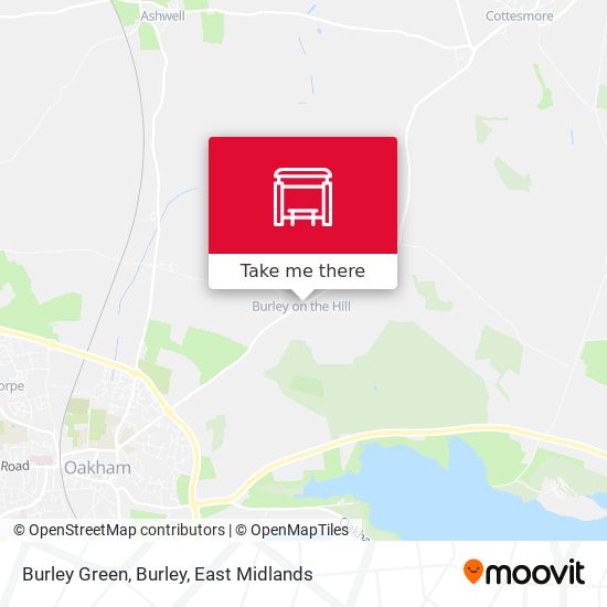 Burley Green, Burley map