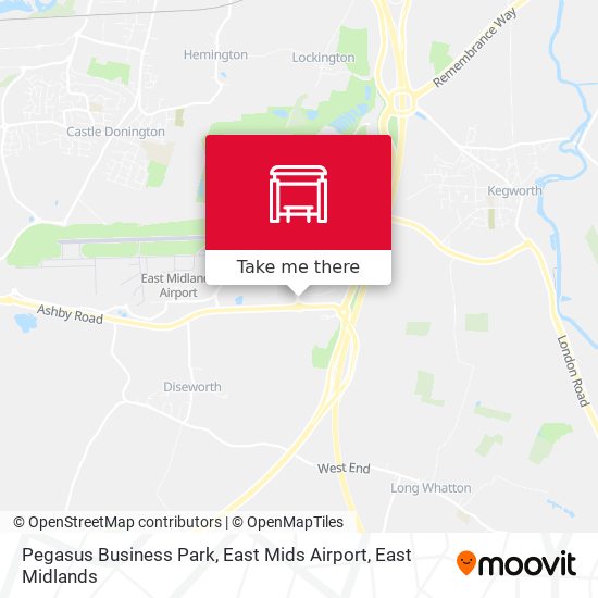 Pegasus Business Park, East Mids Airport map