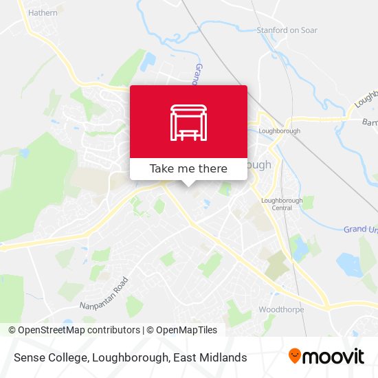 Sense College, Loughborough map