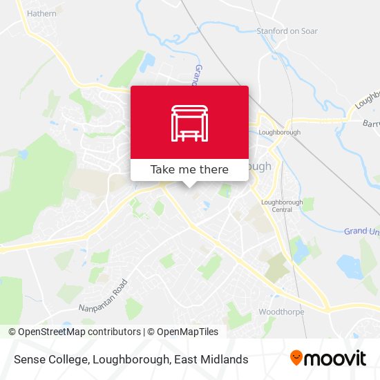 Sense College, Loughborough map