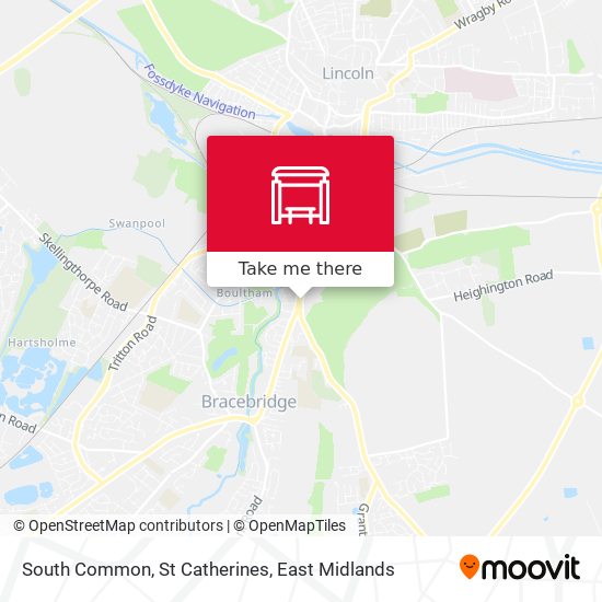 South Common, St Catherines map