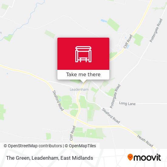 The Green, Leadenham map