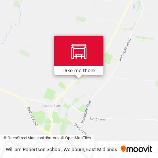 William Robertson School, Welbourn map