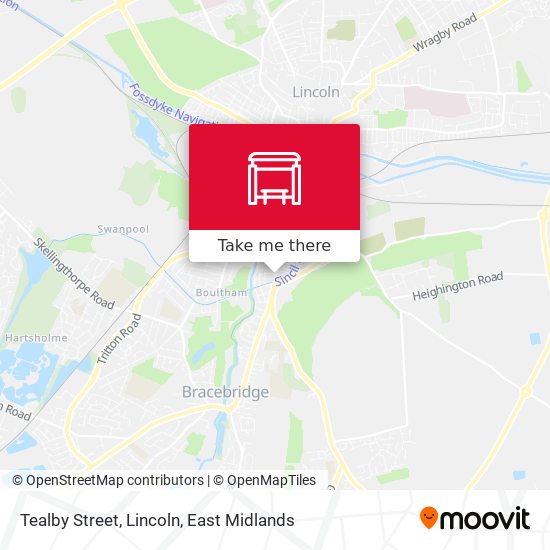 Tealby Street, Lincoln map