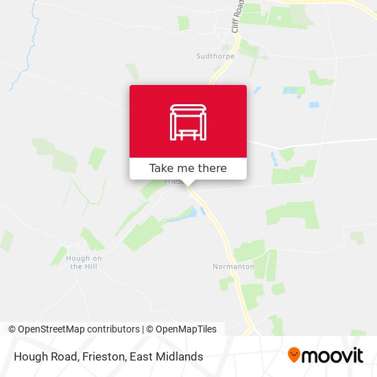 Hough Road, Frieston map