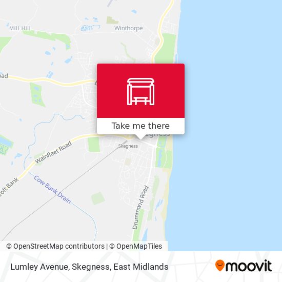 Lumley Avenue, Skegness map