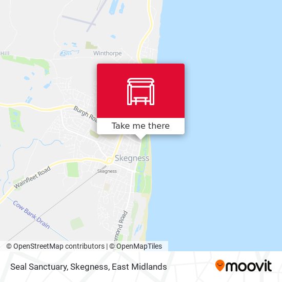 Seal Sanctuary, Skegness map