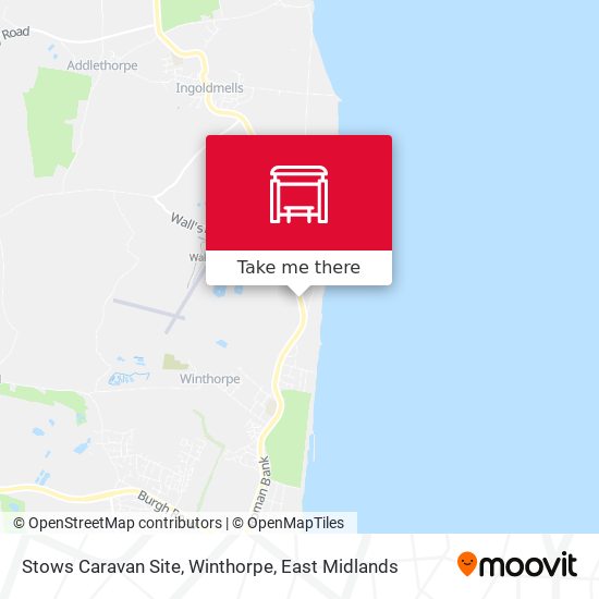 Stows Caravan Site, Winthorpe map