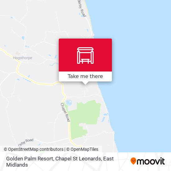 Golden Palm Resort, Chapel St Leonards map