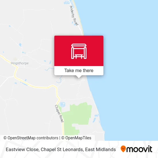 Eastview Close, Chapel St Leonards map