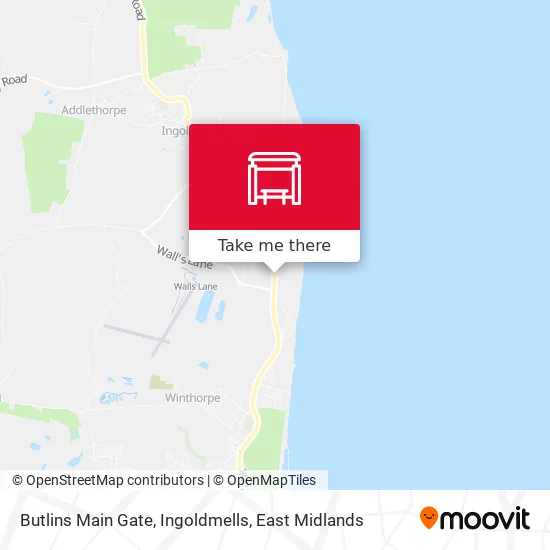 Butlins Main Gate, Ingoldmells map