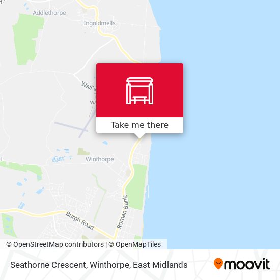 Seathorne Crescent, Winthorpe map