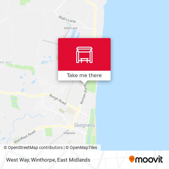 West Way, Winthorpe map