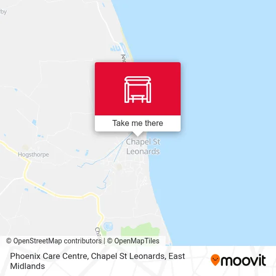 Phoenix Care Centre, Chapel St Leonards map