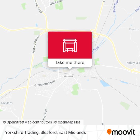 Yorkshire Trading, Sleaford map