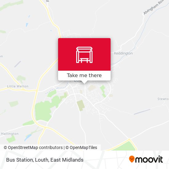 Bus Station, Louth map