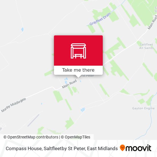 Compass House, Saltfleetby St Peter map
