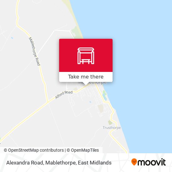Alexandra Road, Mablethorpe map