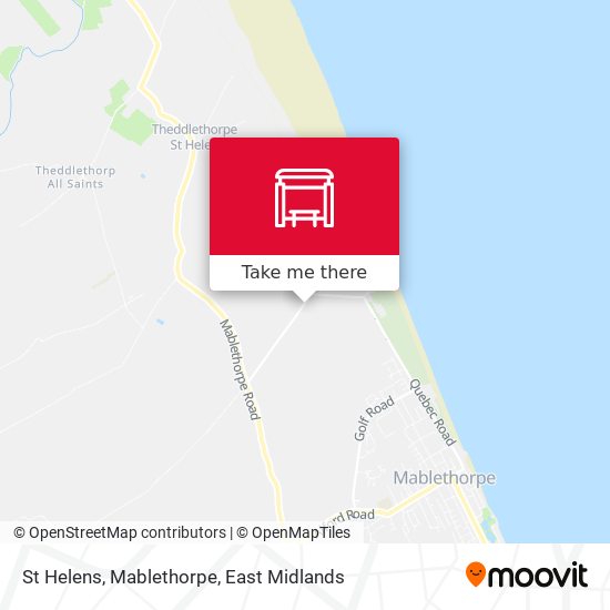 St Helens, Mablethorpe map
