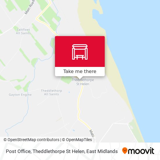 Post Office, Theddlethorpe St Helen map