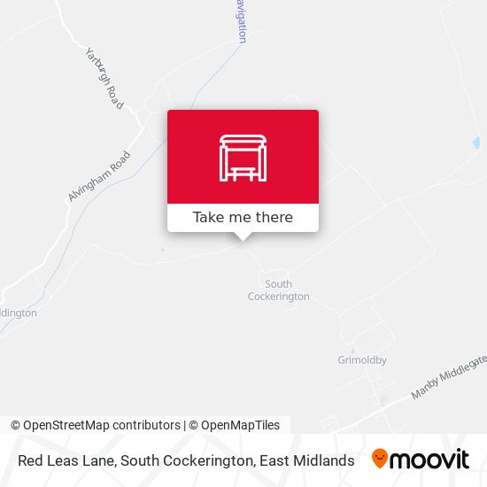Red Leas Lane, South Cockerington map
