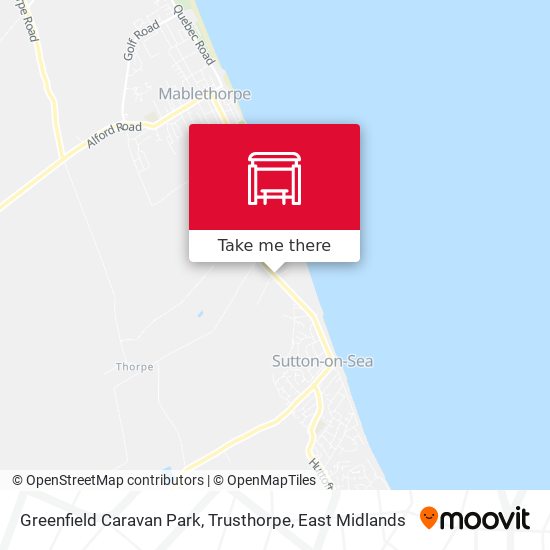 Greenfield Caravan Park, Trusthorpe map