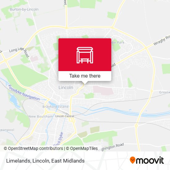 Limelands, Lincoln map