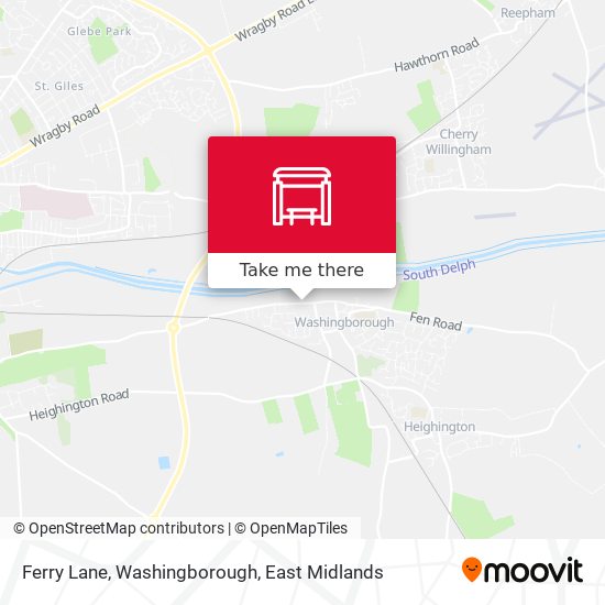 Ferry Lane, Washingborough map