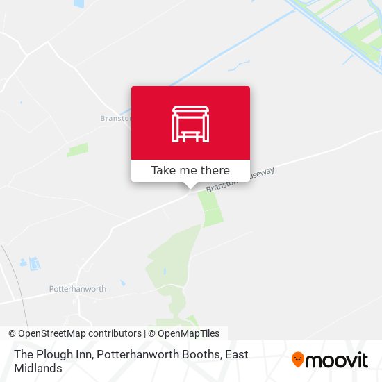 The Plough Inn, Potterhanworth Booths map