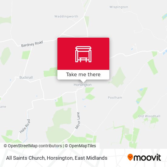 All Saints Church, Horsington map