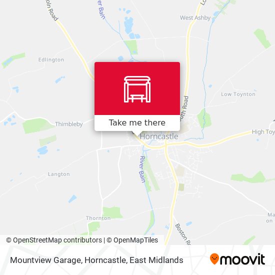 Mountview Garage, Horncastle map