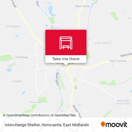 Interchange Shelter, Horncastle map